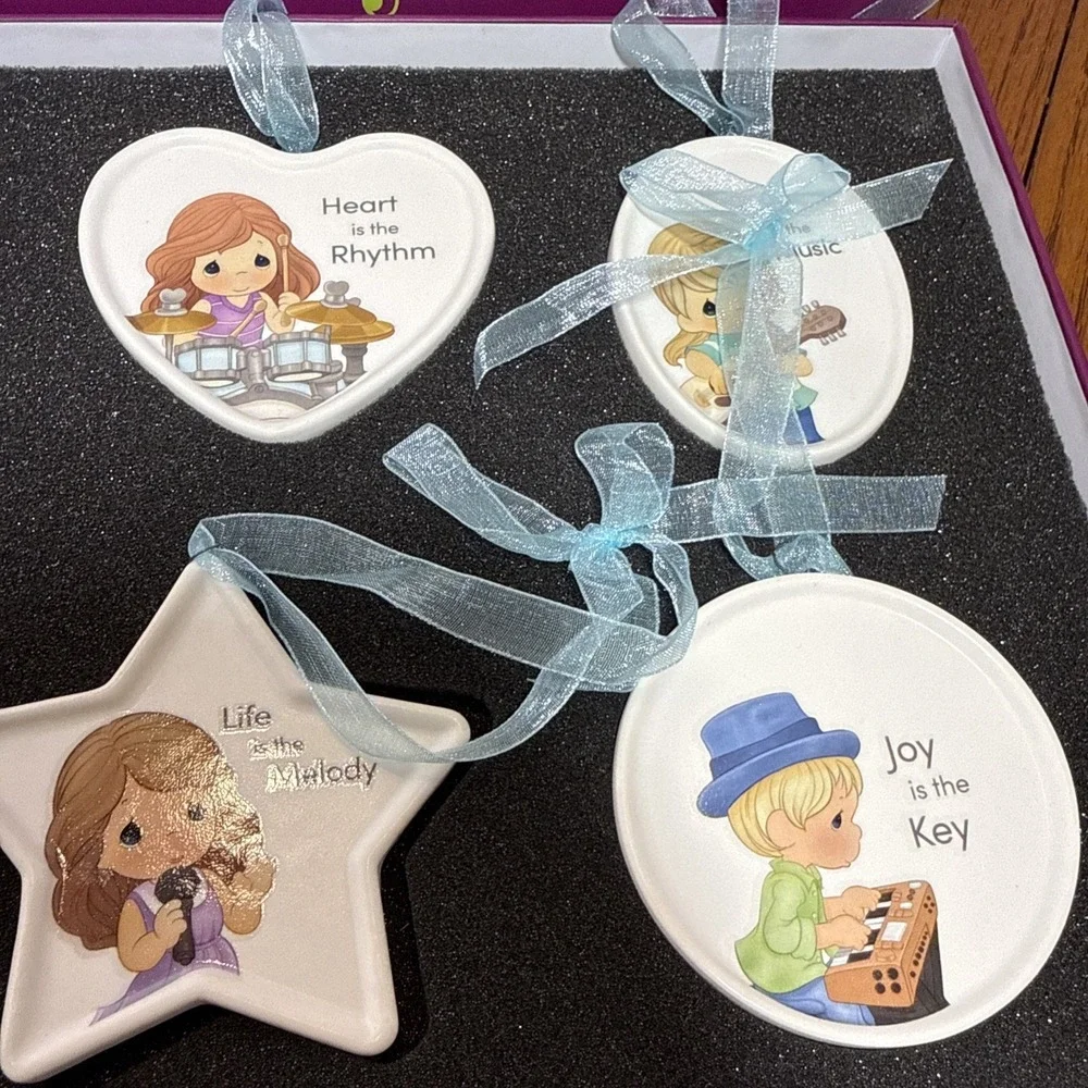 Precious Moments Ornament Box Set Music Collectors Club 2022 Make Your Own Kind